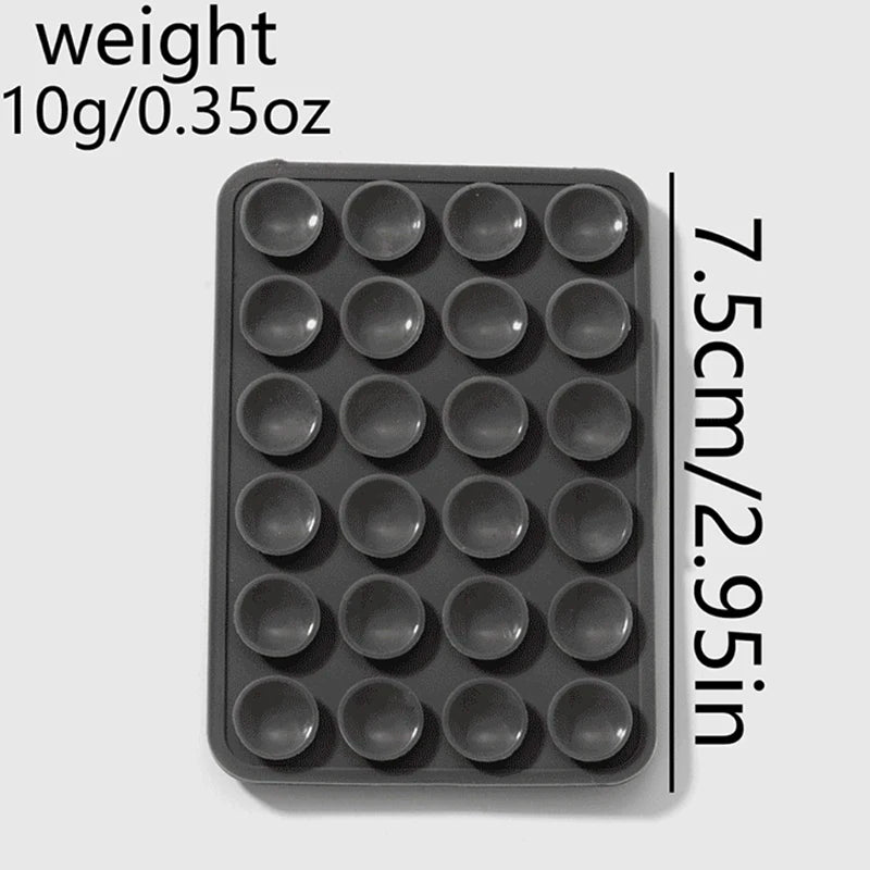 Silicone Suction Phone Holder Mat, Wall Stand