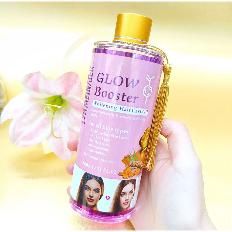 300ml Alpha Arbutin And Kojic Acid Brighten Serum Face & Body Moisturizer Nourishing Brighten Body Oil Body Face Skin Care