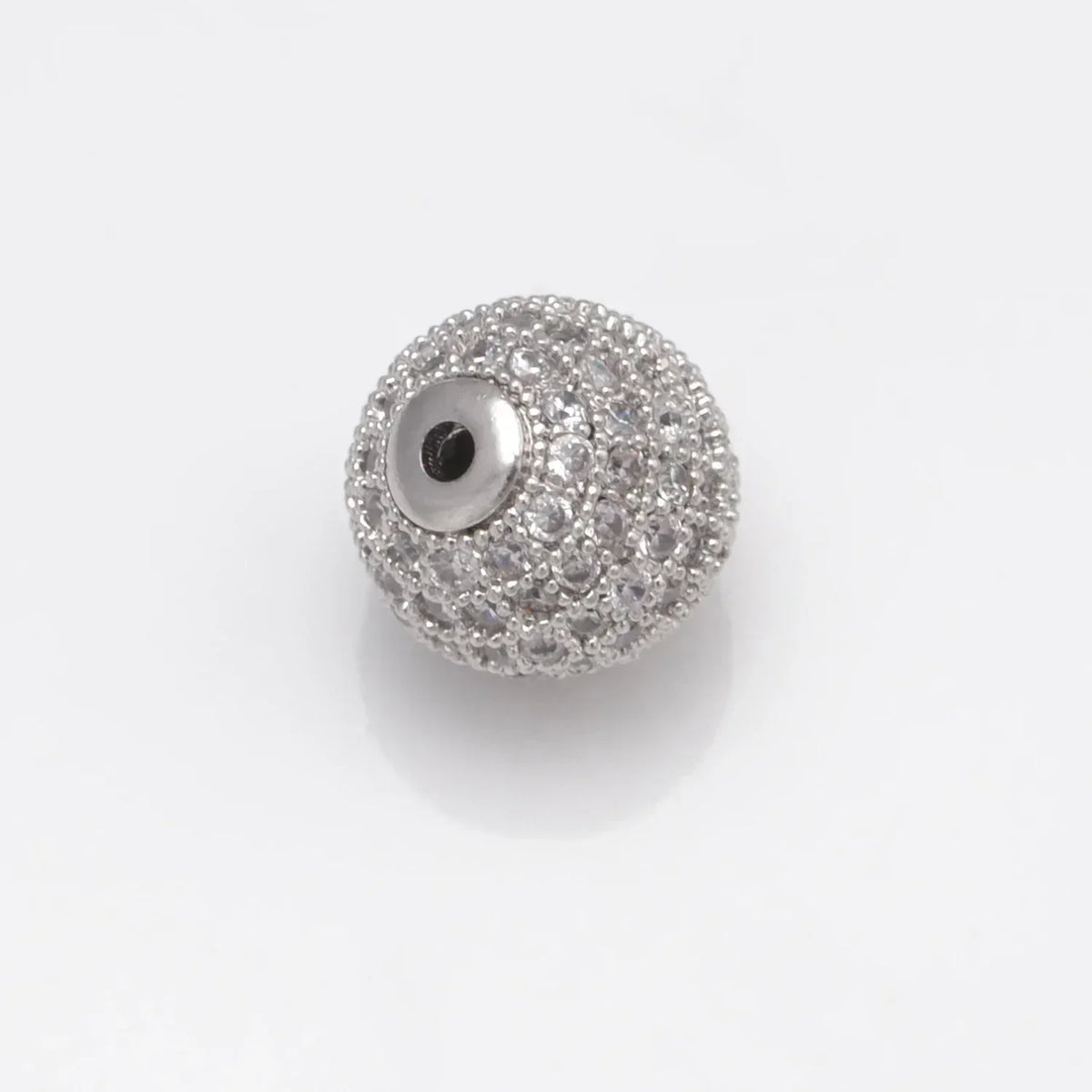 Beads for Jewelry Making Gold Silver Color Accessories Paved