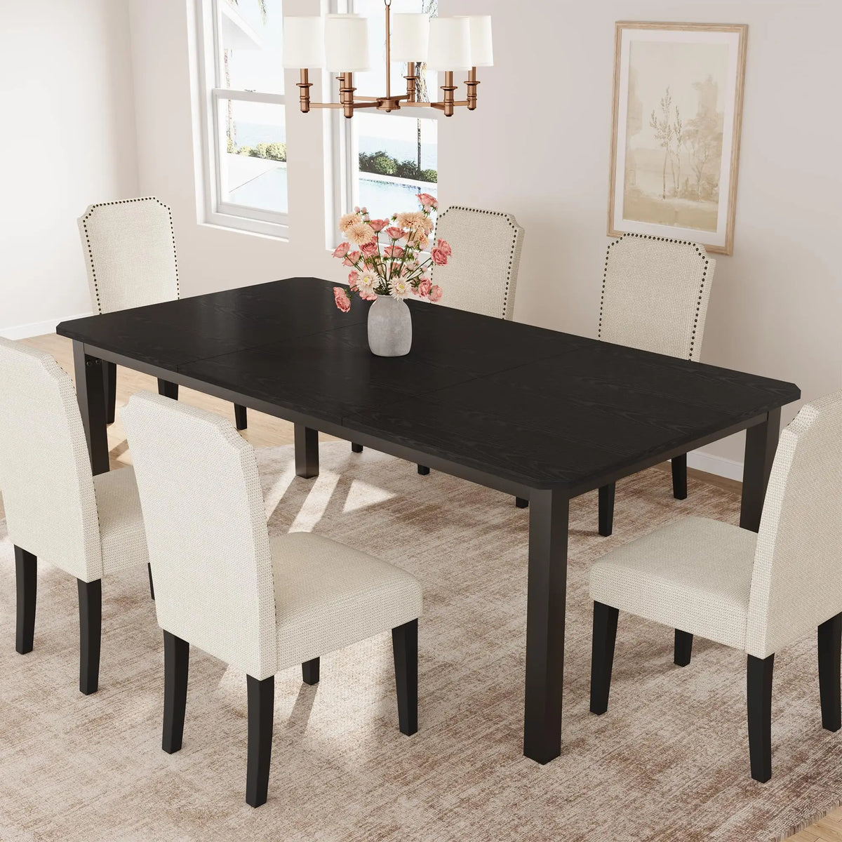 Industrial Dining Table For 4-10