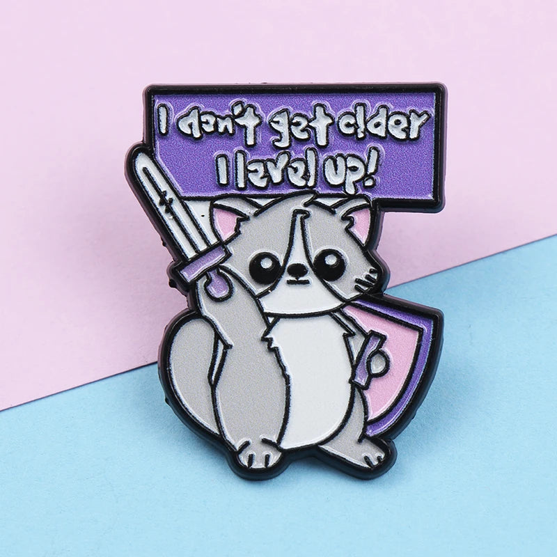 Cute Animal Series Enamel Brooch Alloy Pin Cartoon Kawaii Capybara Cat Dog Duck Pet Backpack Lapel Badge Jewelry Gift for Kids