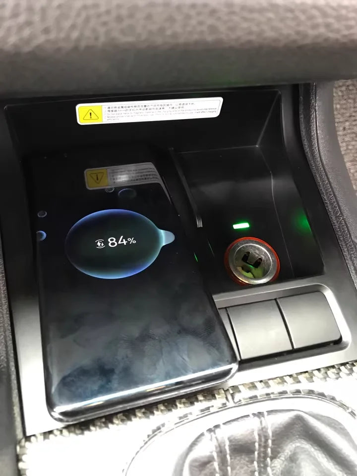 Car Charging Panel Wireless Charger For VW Golf 6 MK6 Golf 5 MK5 Scirocco Sagitar 2008-2013 wireless phone holder replacement
