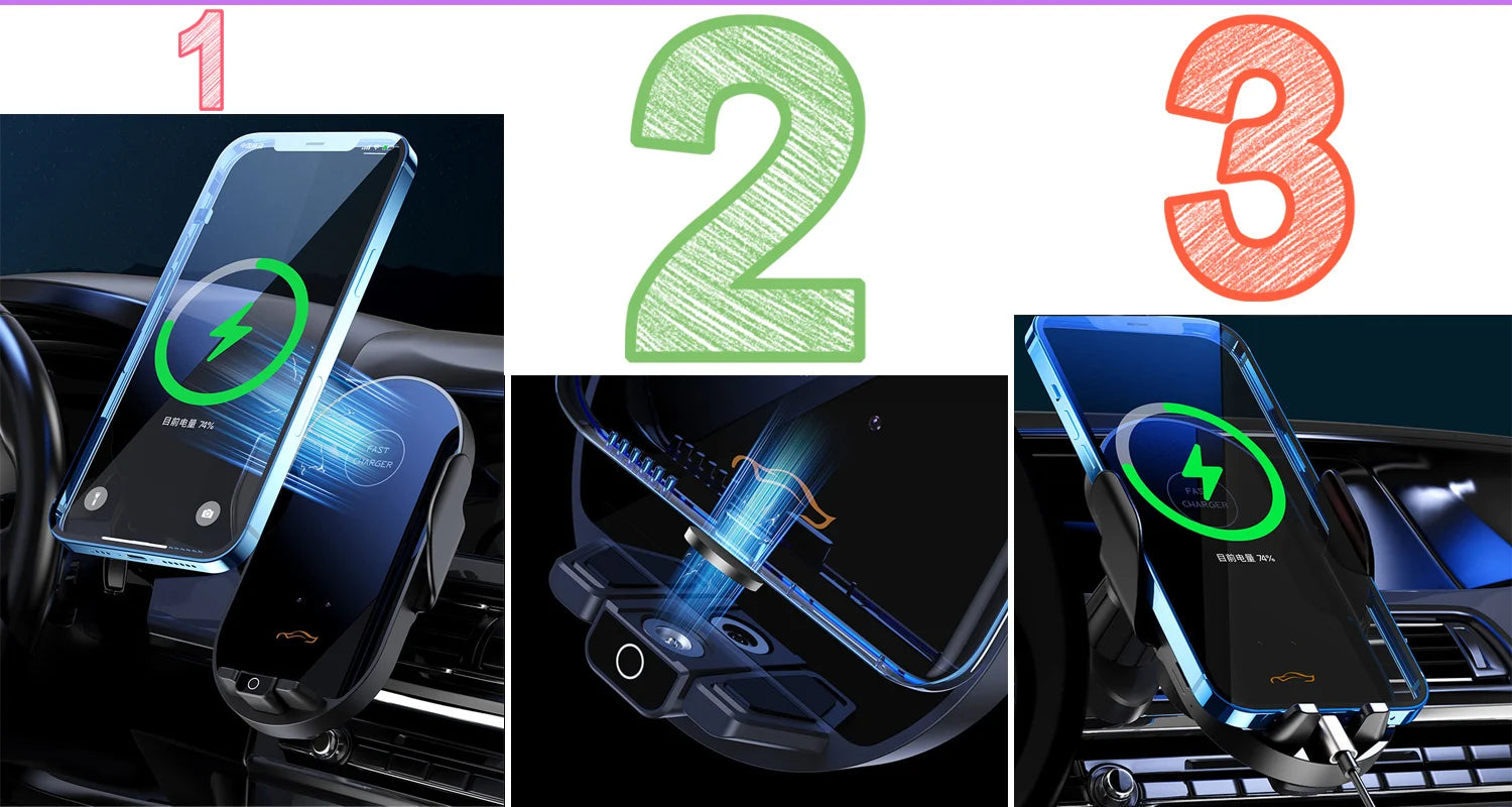 For Volvo EX30 2025 Car Phone Holder Mobile Phone Wireless Charger Stand Magnet Mount Car MagSafe Mounts for EX30 Accessories