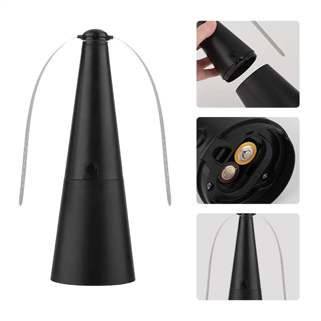 Automatic Mosquito Repellent Fan Fly Swatter Fan Portable Rechargeable Table Fly Fans Outdoor Kitchen Fly Repellent Fan