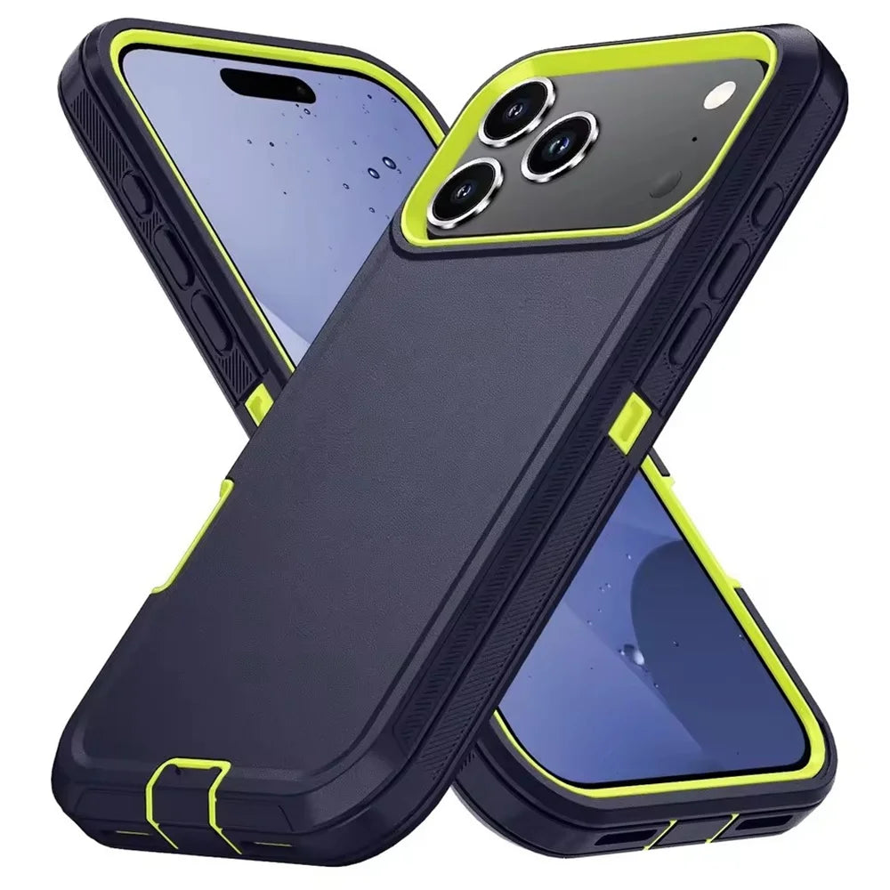 3in1 Defend Phone Case For iPhone 18 16 17