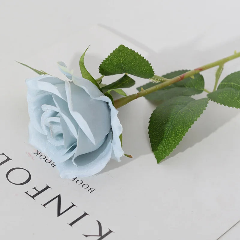 3/5/10/20pcs Silk Artificial Roses Flowers Bouquet Beautiful Fake Roses for Wedding Home Decor Fake Flowers Valentine's Day Gift