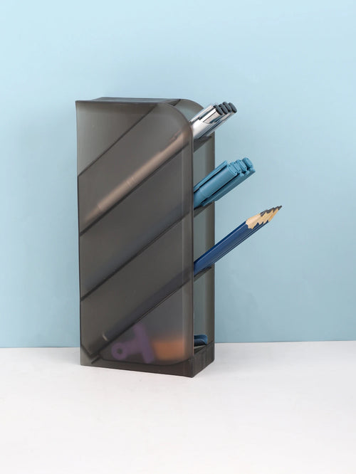 1pc PP Desk organizer	Large Capacity desk accessories Office school Stationery pen holder Basic desk ornament Pencil Holder