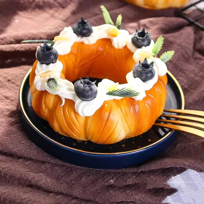 Simulation Fruit Cake Fake Food Model Decoration Bread Baking Photography Props Ornaments Window Display Home Decor