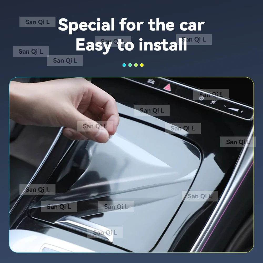 For CADILLAC LYRIQ 2024 2025 TPU Car Navigation Screen Film Gearbox Protective Sticker Anti-scratch Interior Accessories