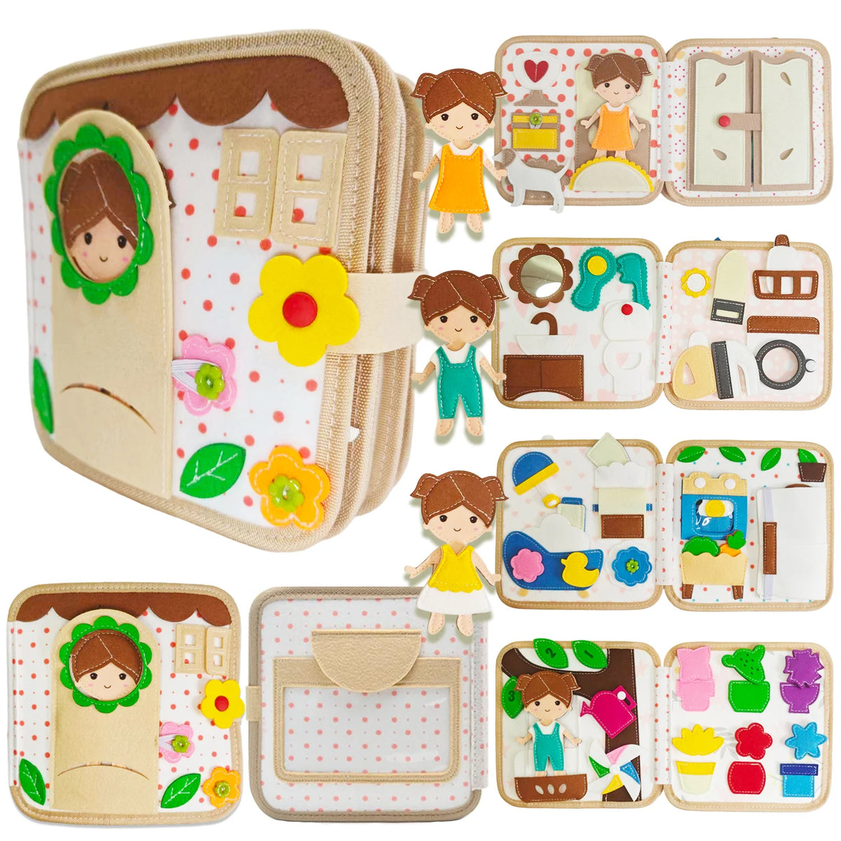 Children's baby Early Education Intelligence Learning baby Toys Felt