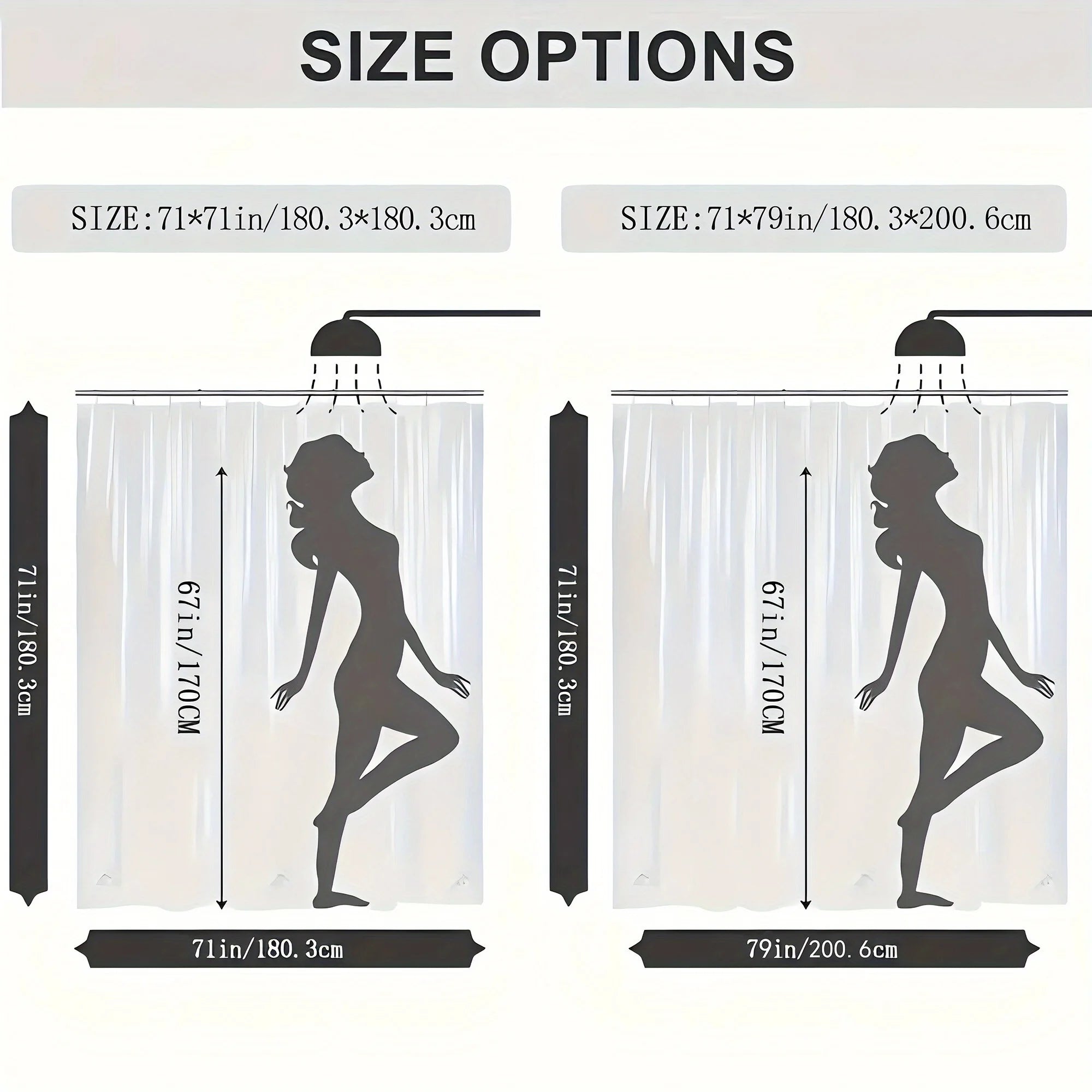 Chun Li Anime Inspired Fashion Shower Curtain with Hooks, Removable & Durable Polyester Bathroom Decor, Machine Washable, Elegan