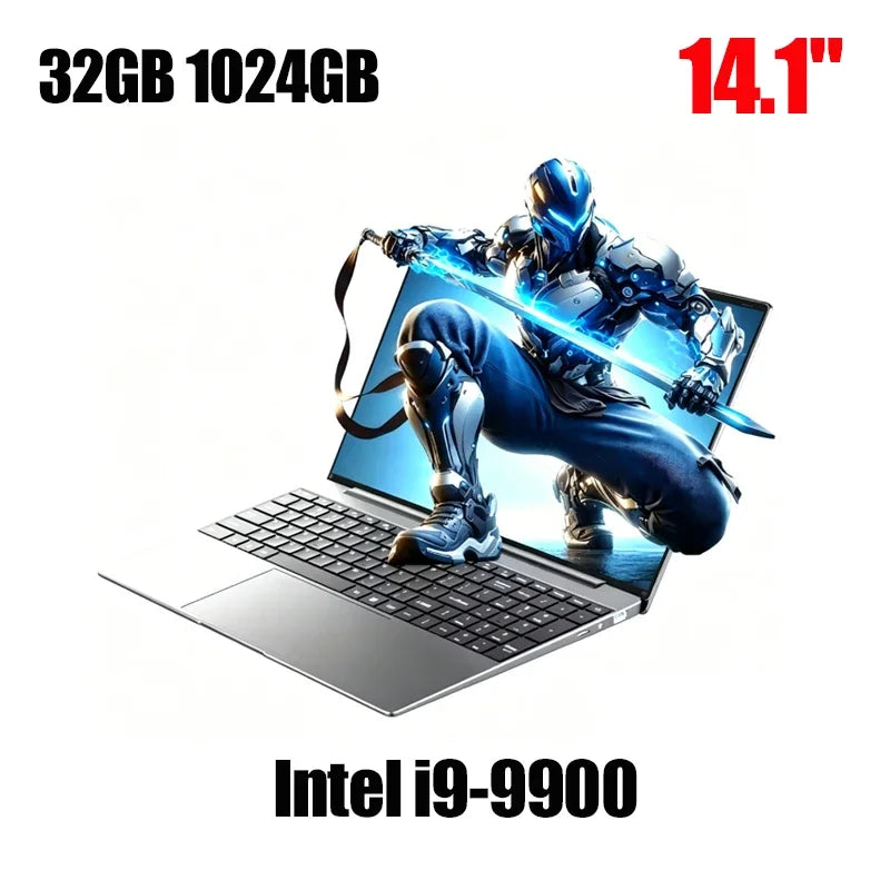 14.1' Ultra Slim Laptop Intel Core I9-9900 16GB RAM