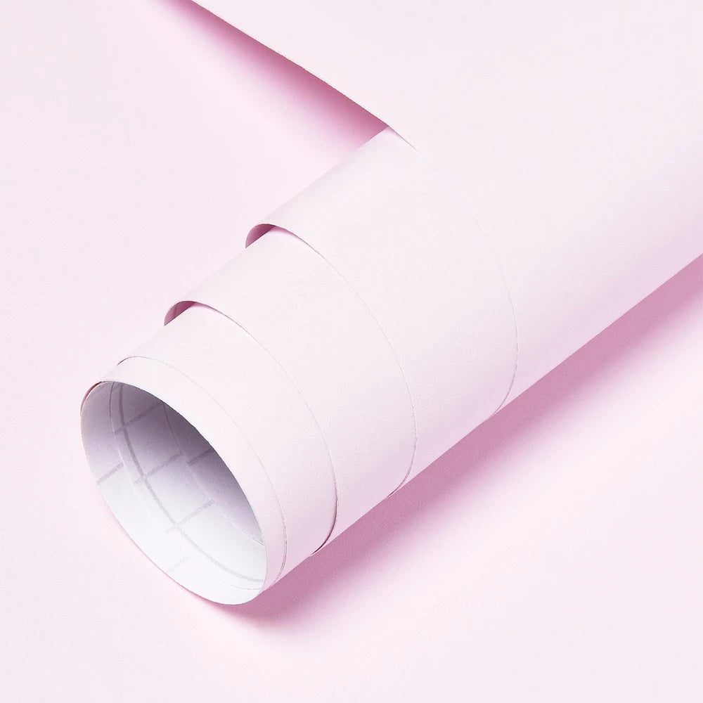 Matte PVC Waterproof DIY Self Adhesive Vinyl Wallpaper Kitchen Cabinet Desktop Contact Paper Wall Sticker Home Decor Wall in Rol