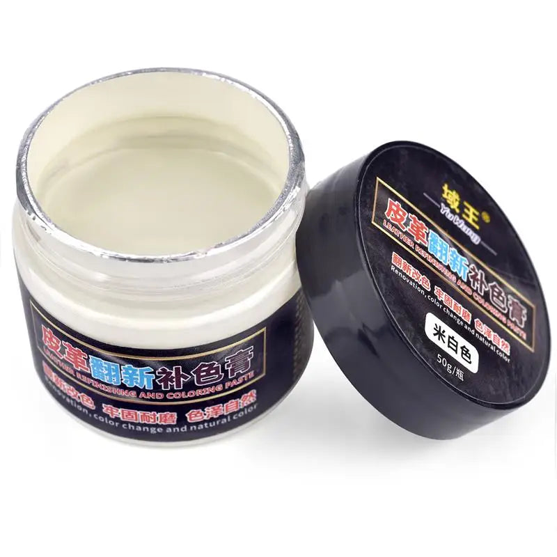 50ml Leather Paint Shoe Cream Coloring Leather Dye Repair Restoration Colors Change Paints For Bag Sofa Car Seat Scratch Brown