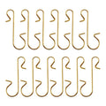 100Pcs Christmas Ornament Metal S-Shaped Hooks Holders Tree Ball Pendant Hanging Decoration for Home Navidad New Year