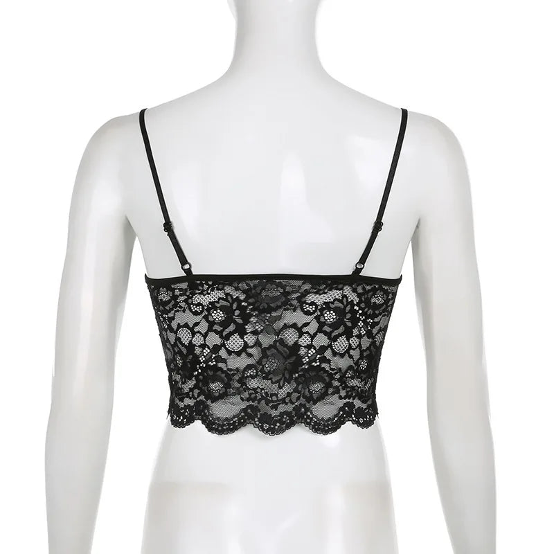 AltGoth Sexy Hotsweet Lace Camisole Women Vintage Mall Goth