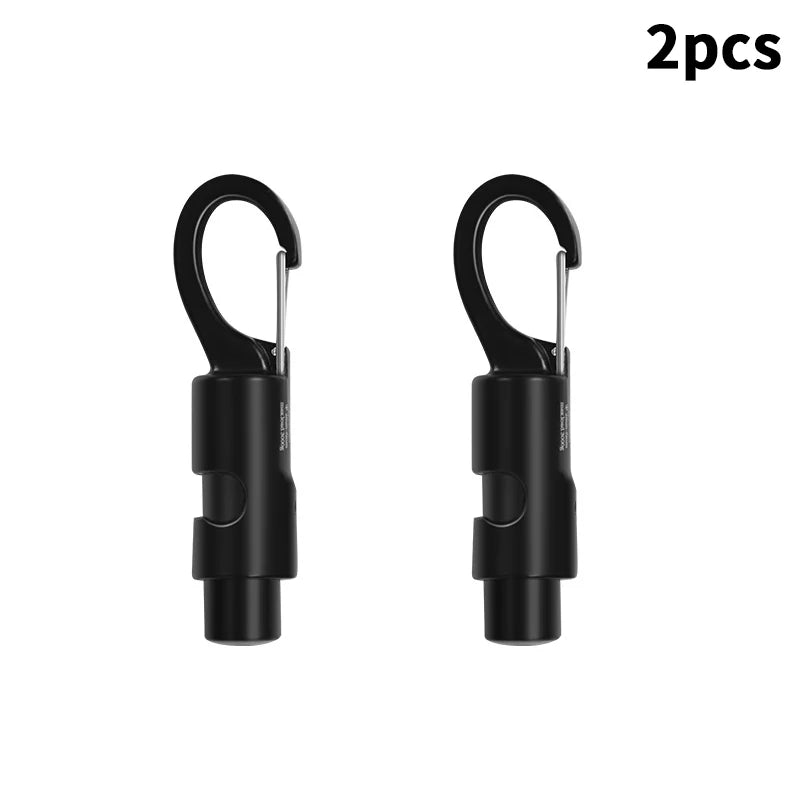 Camping Gear Durable Aluminum Alloy Tent Windproof Rope Hanger For Outdoor Camping Travel Kit Survival Buckles