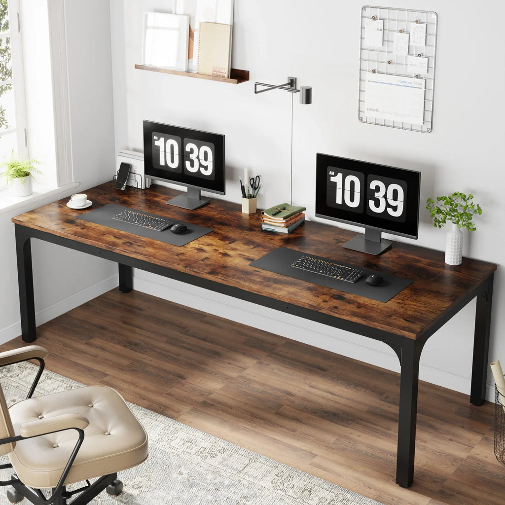 Tribesigns 78.7 Inches Extra Long Computer Desk 2 Person Desk