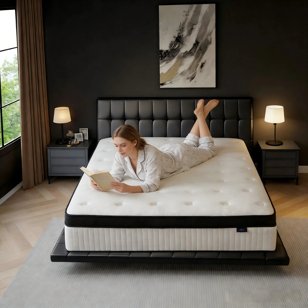 CAREBODY 12/14 Inch Queen Size Hybrid Double Mattress with