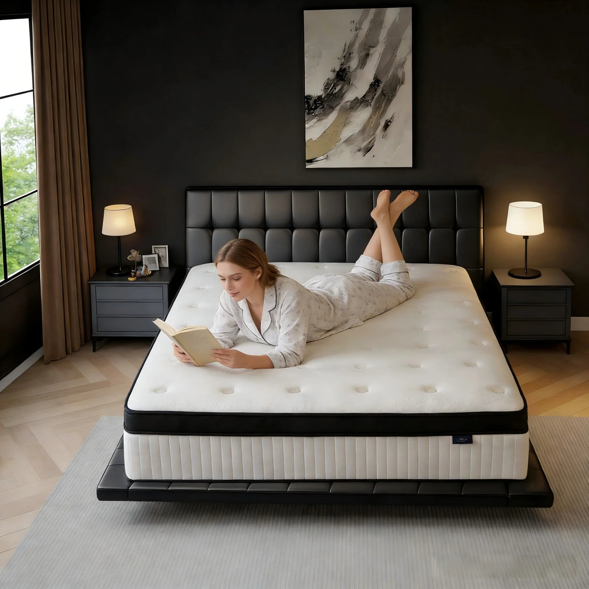 CAREBODY 12/14 Inch Queen Size Hybrid Double Mattress with