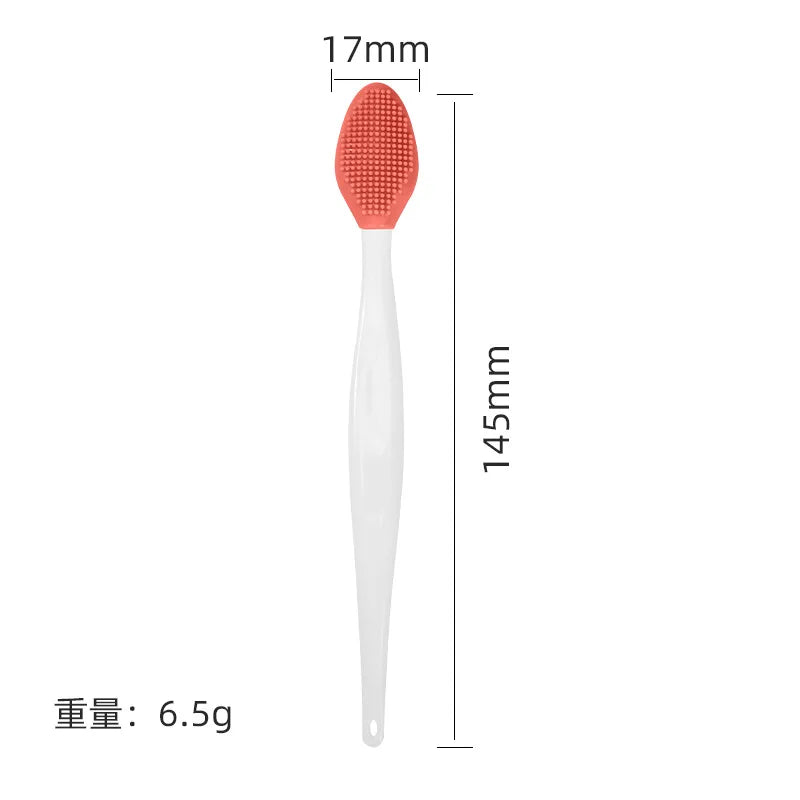 1/5PCS Beauty Skin Care Silicone Face Brush Exfoliating Facial Cleansing Scrub Nose Brush Blackhead Remove Double-Sided Brushes