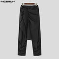Fashion INCERUN Summer Spring Men Casual Pants Harem Pant Pleated