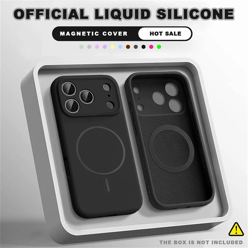 For Magsafe Liquid Silicone Phone Cases For iPhone 18