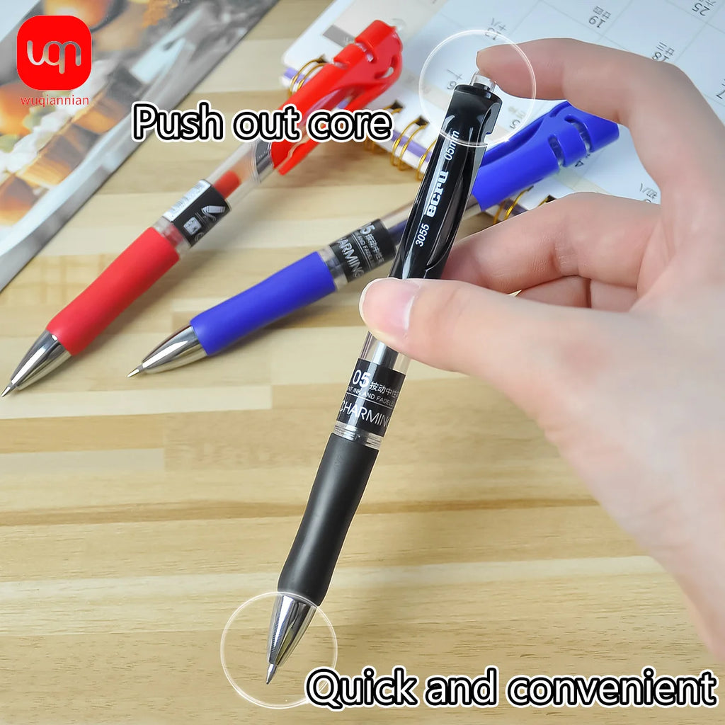 Retractable Gel Pens, 0.5mm Fine Tip