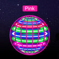 LED Light Up Flying Orb Boomerang Toys Magic Hover