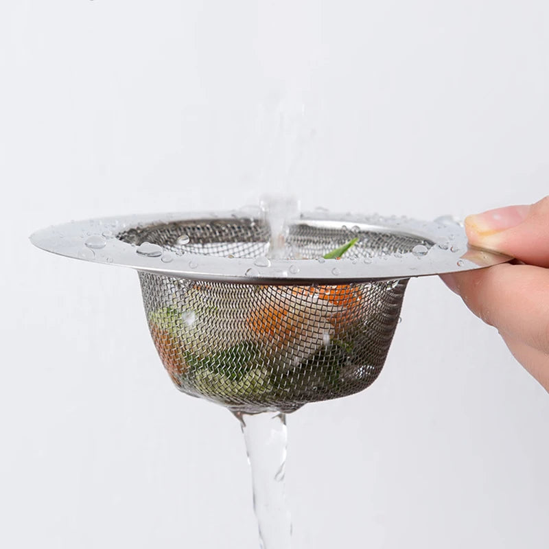 2pcs Kitchen Sink Strainer, Stainless Steel Sink Drain Strainer, Food Catcher