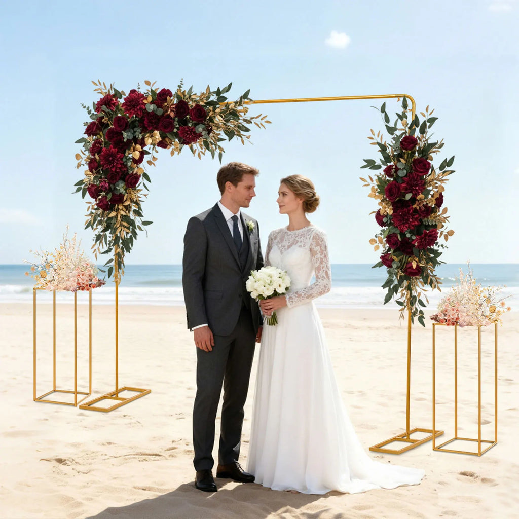 2x2m Balloon Arch Stand with Flower Holders