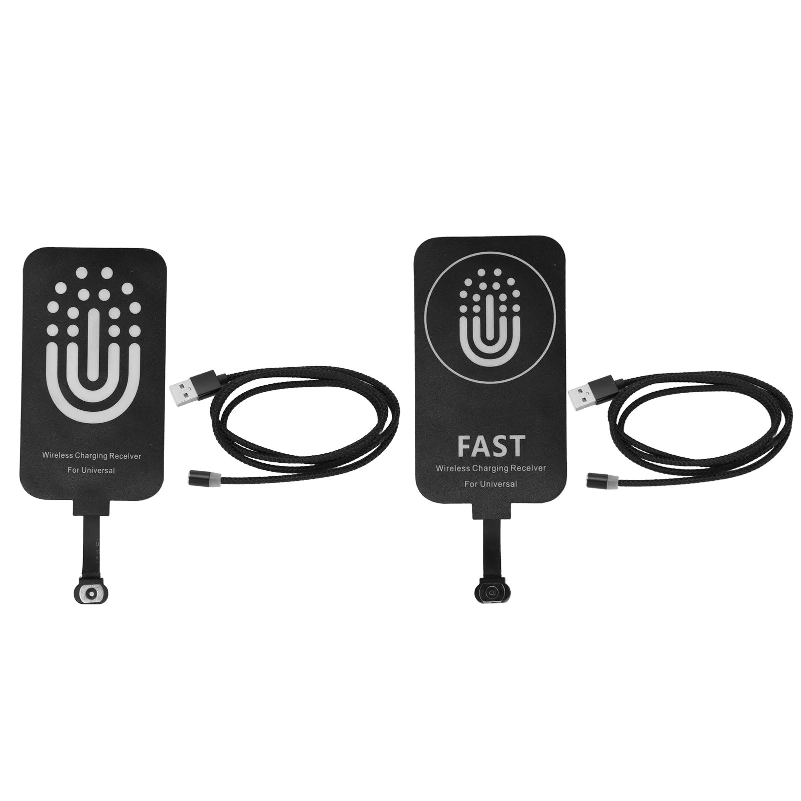 Type-C Wireless Charger Universal Ultra-Thin Wireless Charging Receiver Pad Includes Magnetic Charging Cable