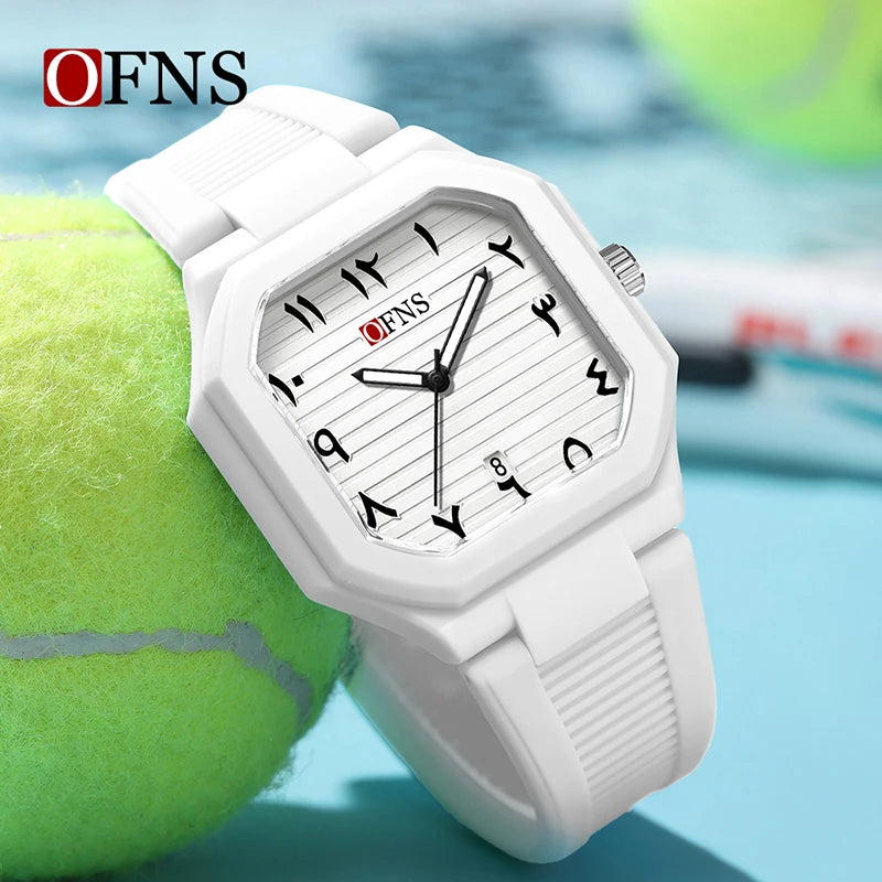 Men Women Minimalist Casual Student Quartz Watch Luminous Calendar