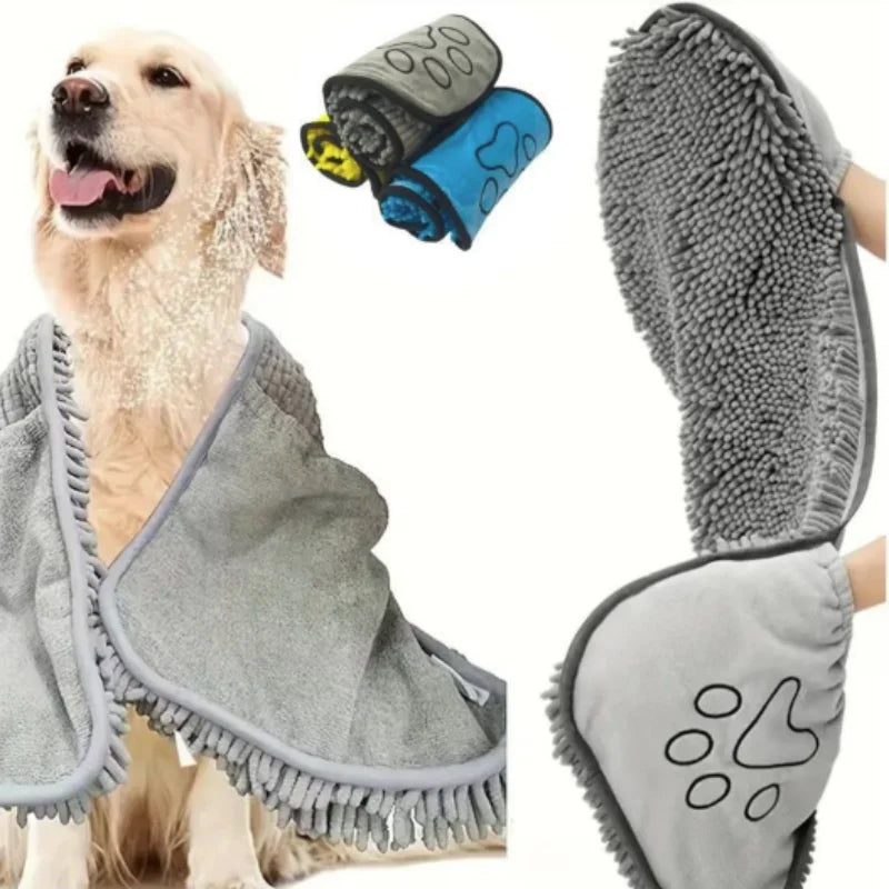 Super Absorbent Quick Dry Pet Towel Soft Dog Bath