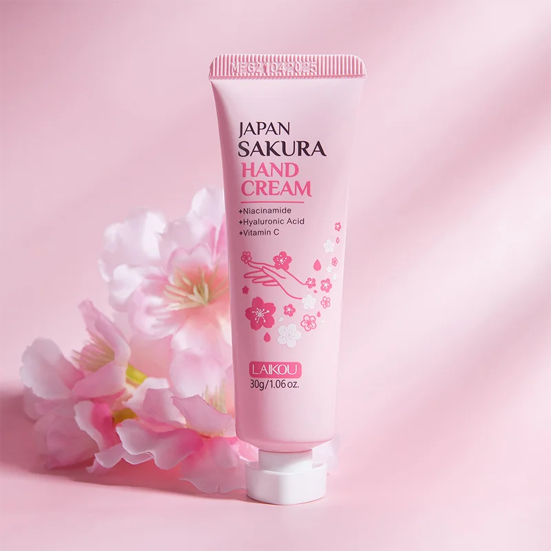 Sakura Nourishing Hand Cream Hands Moisturizing Anti-chapping Brightening Hydrating Hand Cream Hand Skin Care Products Wholesale