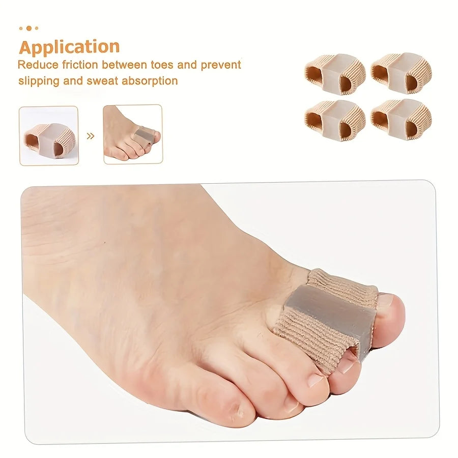 1 Gel Toe Separator | Cushioned and Protective, Soft and Comfortable, Invisible Wear, Unisex Durable Foot Pad