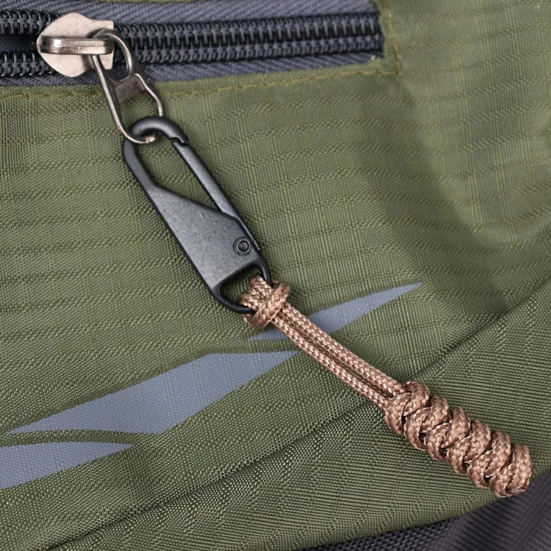 Universal Metal Zipper Pull Outdoor Bag Zipper Pull Head Umbrella Rope Woven Zipper Replaceable DIY Craft Sewing Tool Repair Kit