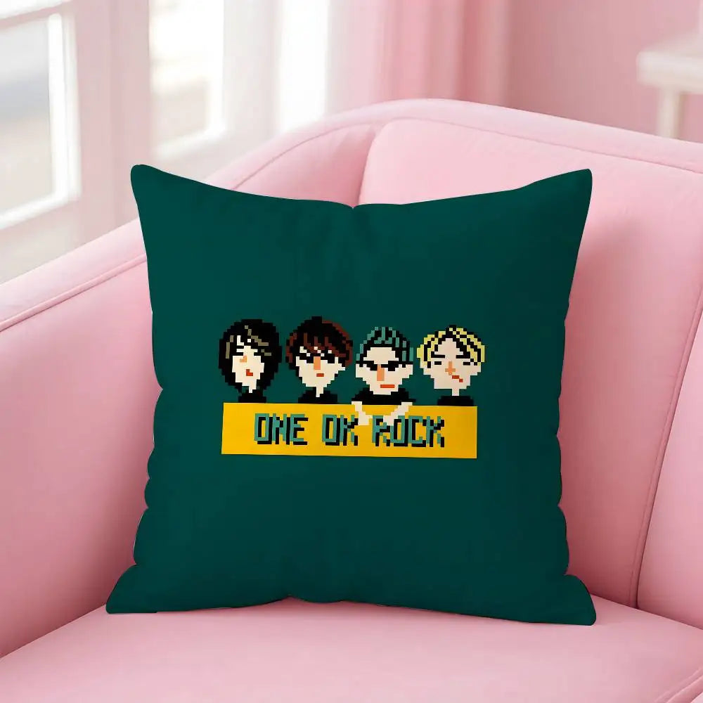 ONE OKBand O-ONE OK R-ROCK Ambitions Pillow Case pattern printing pillowcase living room sofa cushion cover bedroom room decor