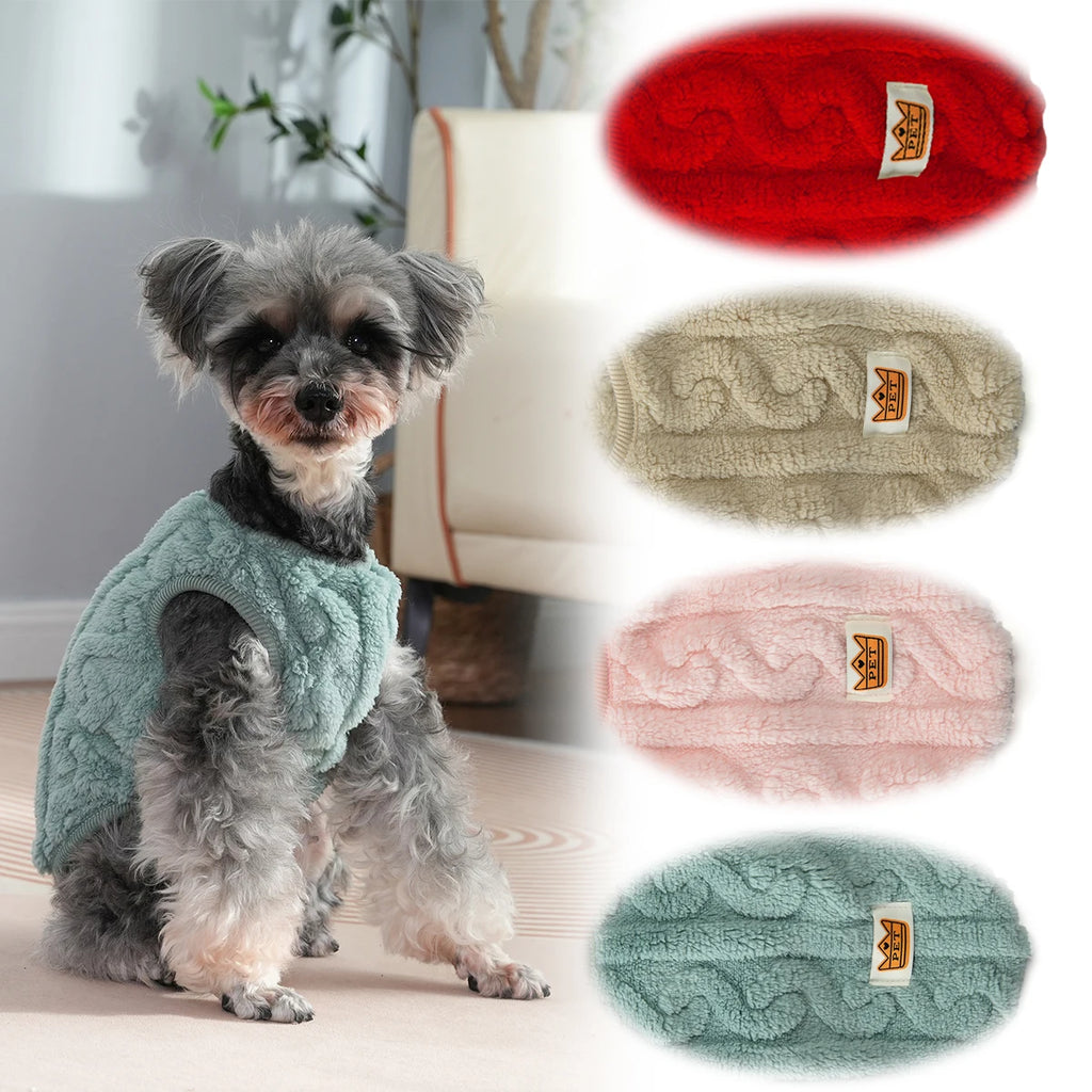 Soft Fleece Puppy Sweater Vest