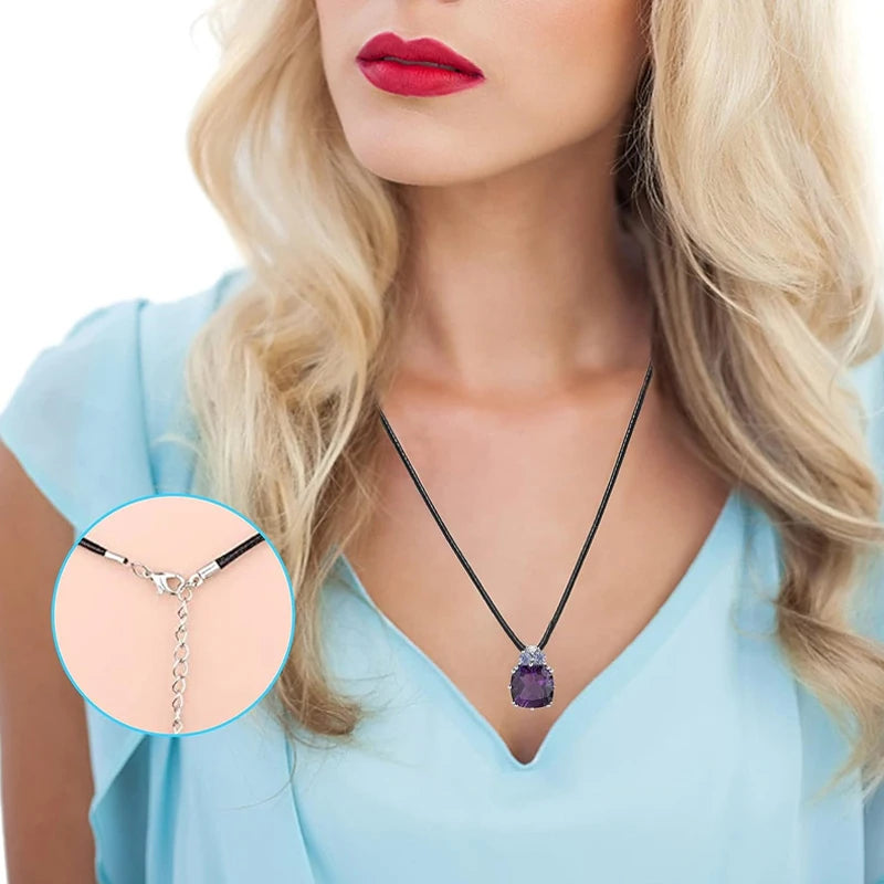 50-100Pcs Leather Necklace Chains Bracelet Cord Clasps for Pendants