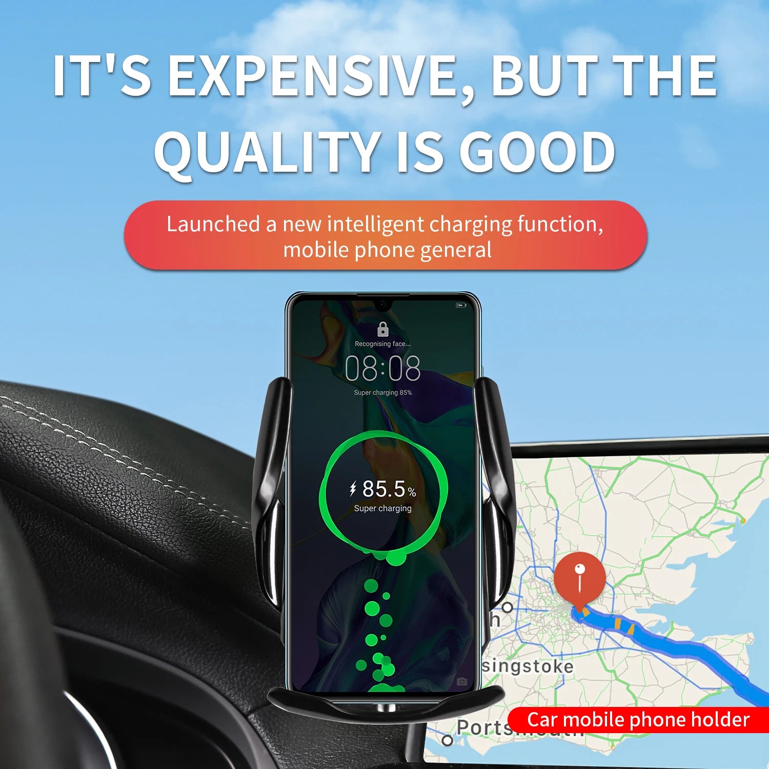 For Dongfeng Motor MAGE GCC 2023 13.2 Inch Screen Car Phone Holder Screen Wireless Charger For Car Auto Interior Accessories