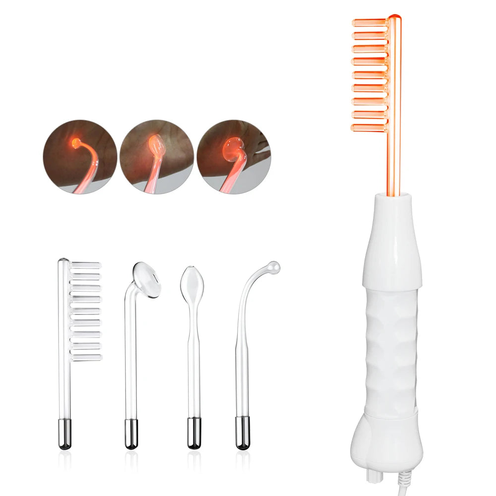 4 in 1 High Frequency Electrode Wand Glass Tube