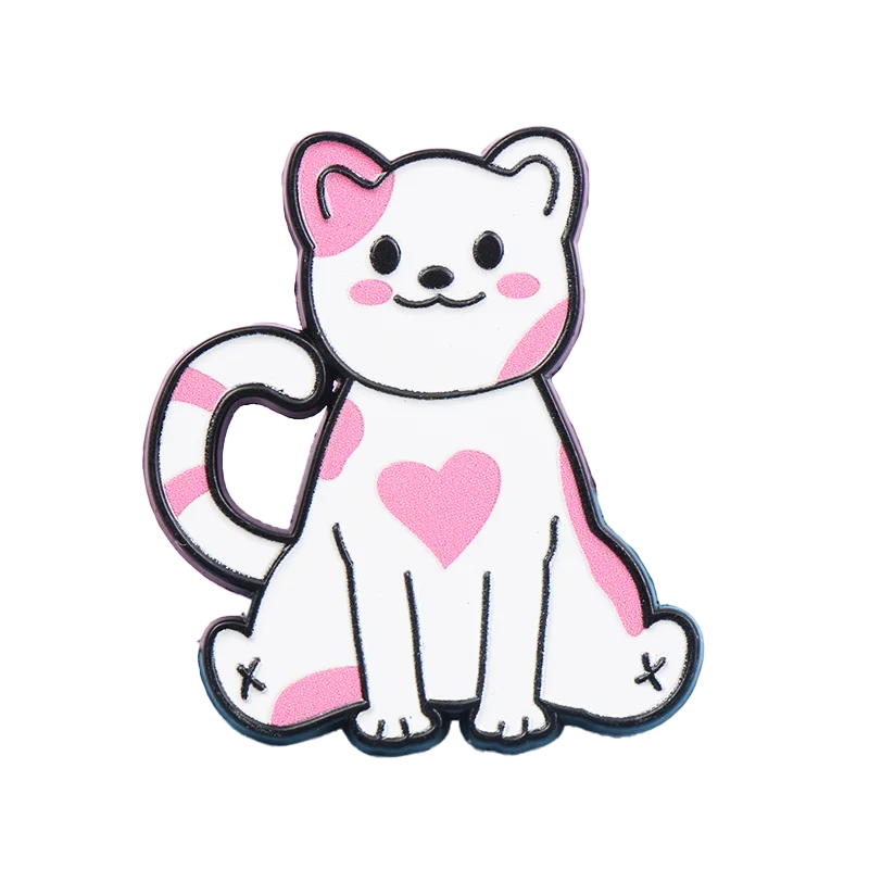 Cute Animal Series Enamel Brooch Alloy Pin Cartoon Kawaii Capybara Cat Dog Duck Pet Backpack Lapel Badge Jewelry Gift for Kids