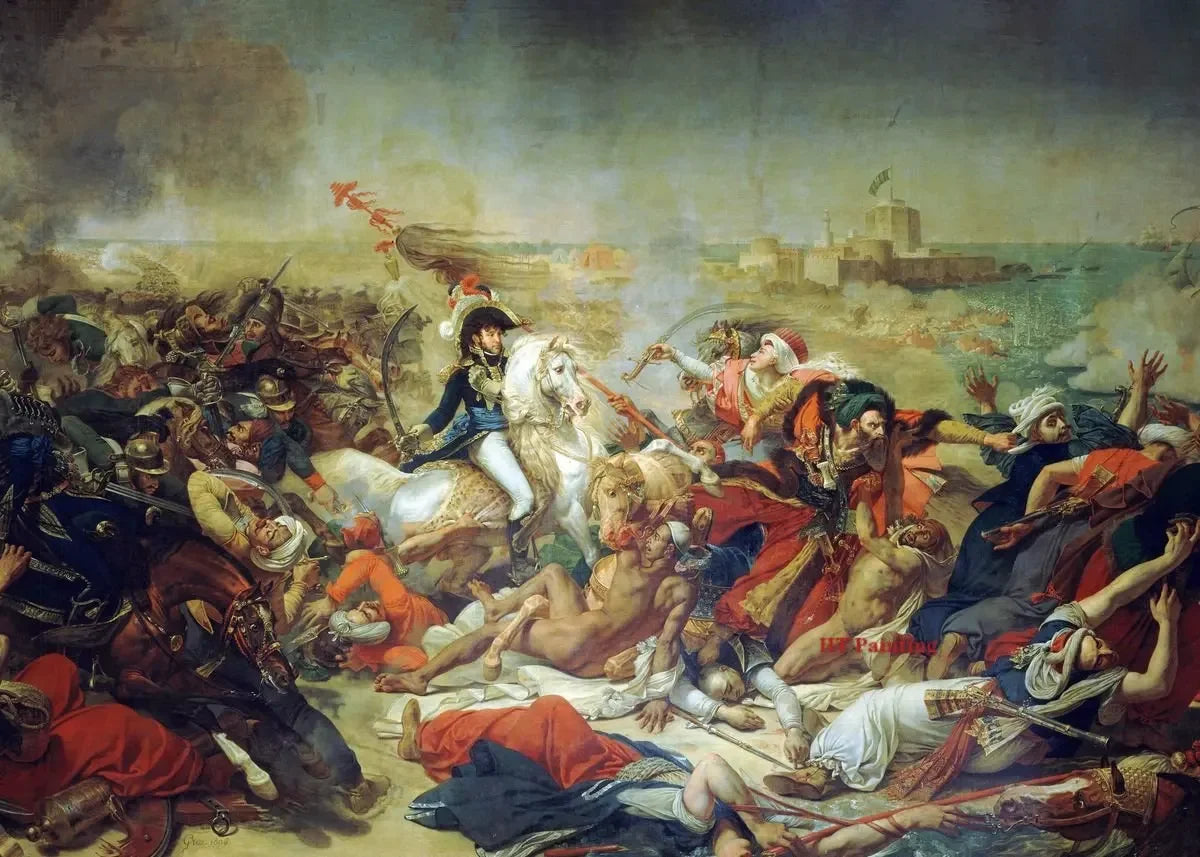 Vintage Classic Napoleon Bonaparte Coronation Wall Art, Canvas Print Poster, Suitable for, Home, Living Room, Office Decoration