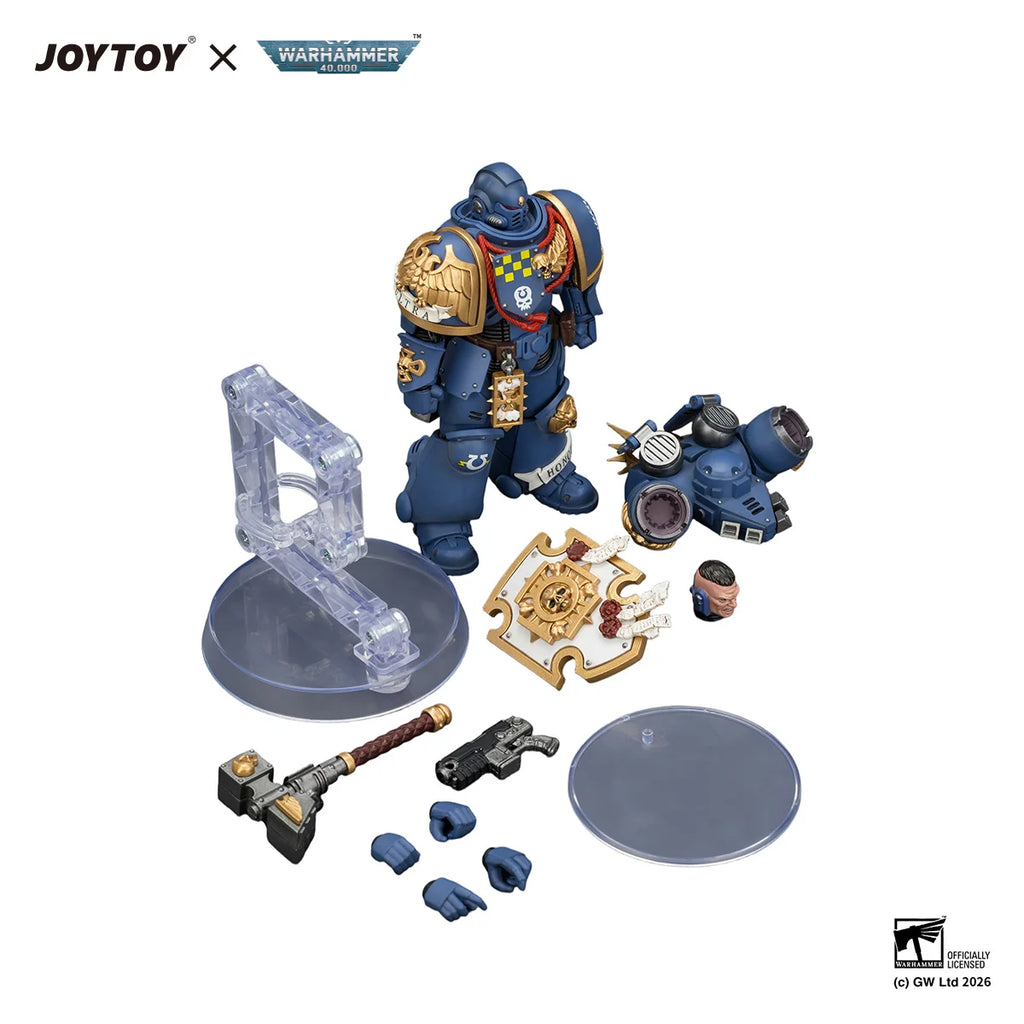 JOYTOY Warhammer 40K action figure 1/18 Ultramarines Captain with