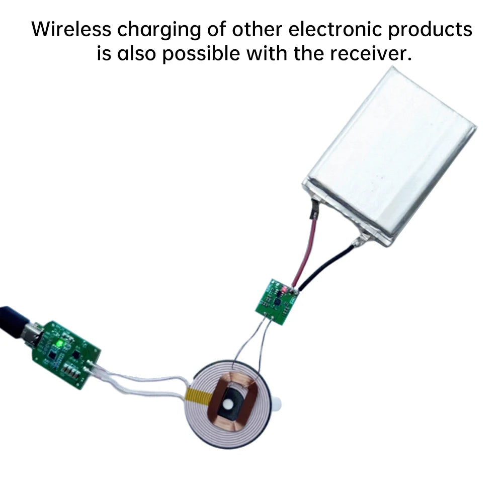 5W/10W/15W Adaptive Wireless Charging Module DIY Fast Charger Type-C Interface DIY Wireless Charger For Phone Electronic Devices