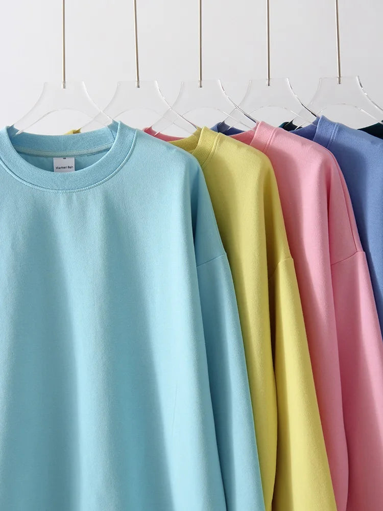 Autumn Oversized Sweatshirts Women Cotton Loose Pullovers Red O Neck Warm Sweatshirt For Women Oversize Winter Clothes Fleece