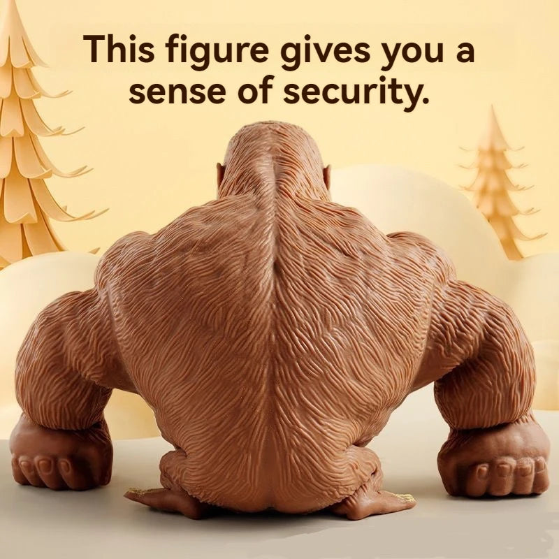 Fashion Antistress Gorilla Funny Gorilla Decompression Toy Doll Decompression Creative Toy Indestructible Soft Gorilla Statue