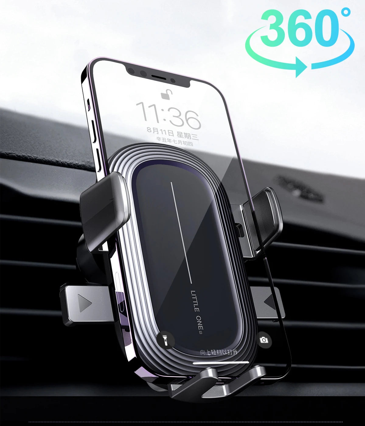 For Volvo EX30 2025 Car Phone Holder Mobile Phone Wireless Charger Stand Magnet Mount Car MagSafe Mounts for EX30 Accessories
