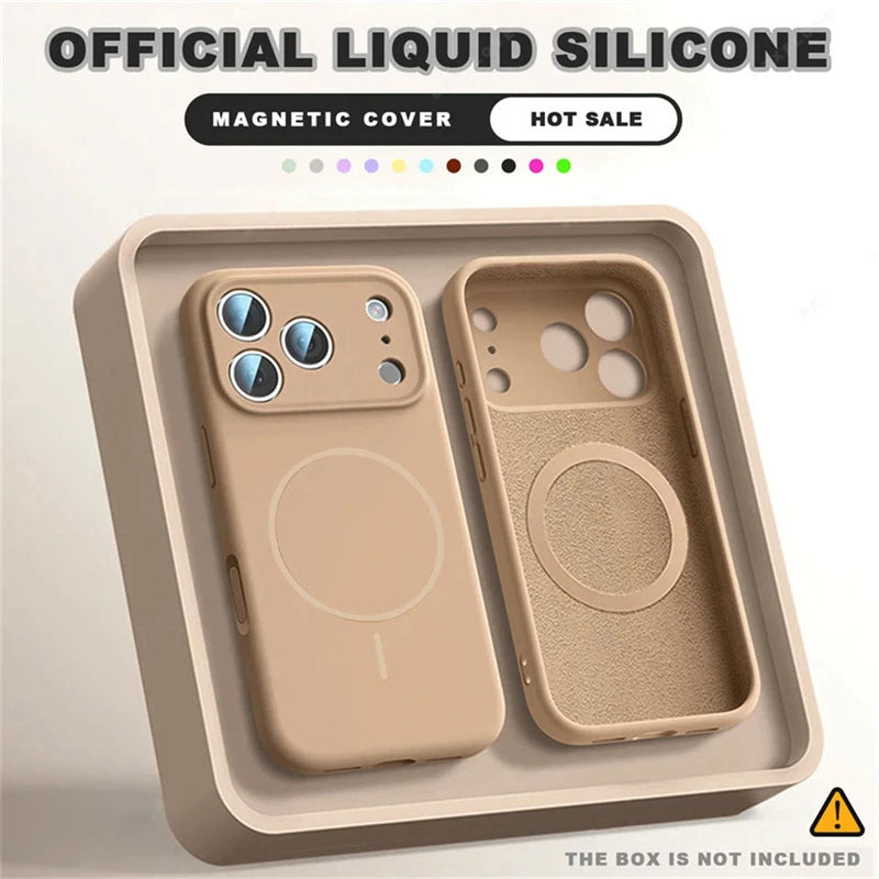 For Magsafe Liquid Silicone Phone Cases For iPhone 18